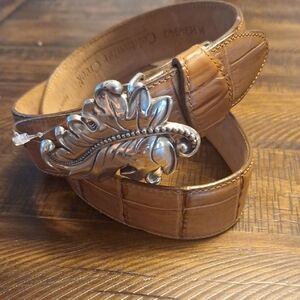 Coldwater Creek Tan Leather Belt